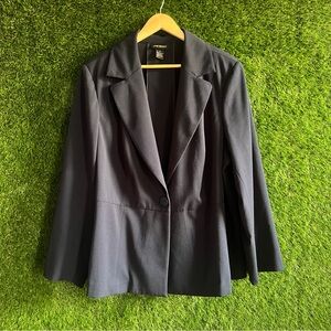 Lane Bryant 24 Navy Blazer Plus Curvy